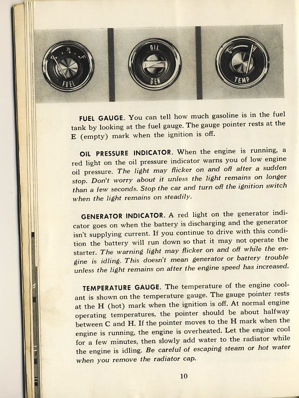 1956 Ford Owners Manual Page 22